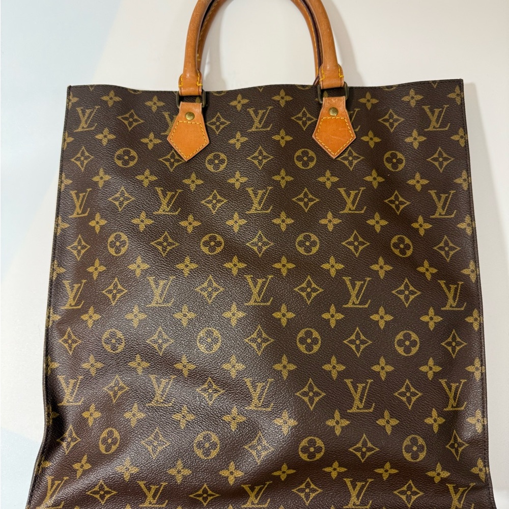 Louis Vuitton Monogram Vintage Sac Plat Tote
